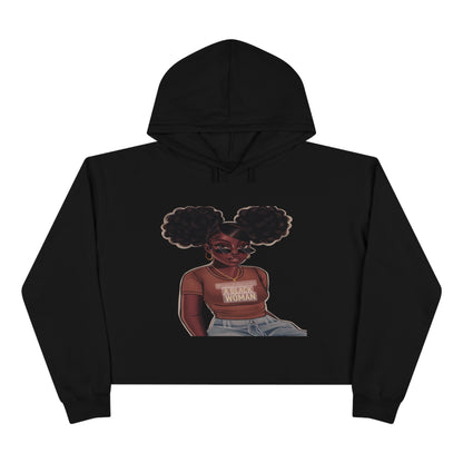 Black Girl's Magic Crop Hoodie