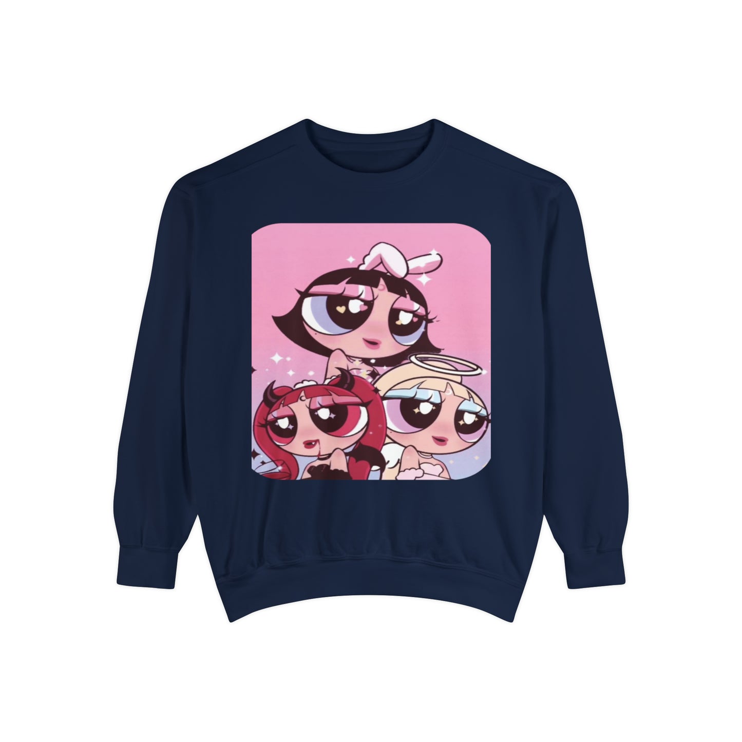 "Powerpuff Dream" Garment-Dyed Sweatshirt