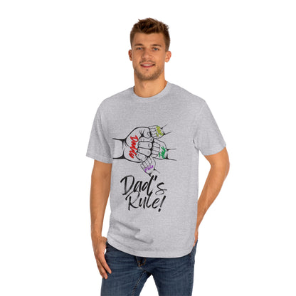 Personalized Dad's Rule Unisex Classic Tee