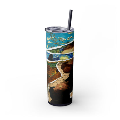 A Letter From Van Skinny Tumbler with Straw, 20oz