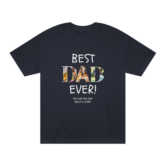 Personalized Best Dad Ever Unisex Classic Tee