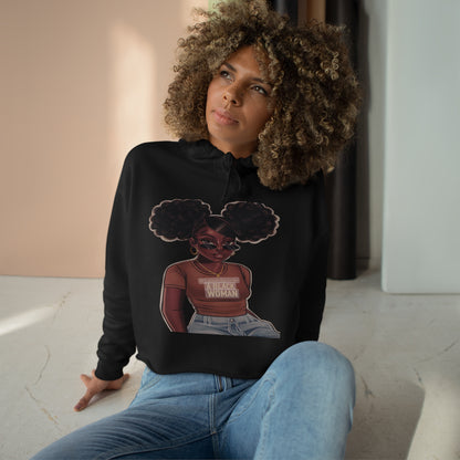 Black Girl's Magic Crop Hoodie