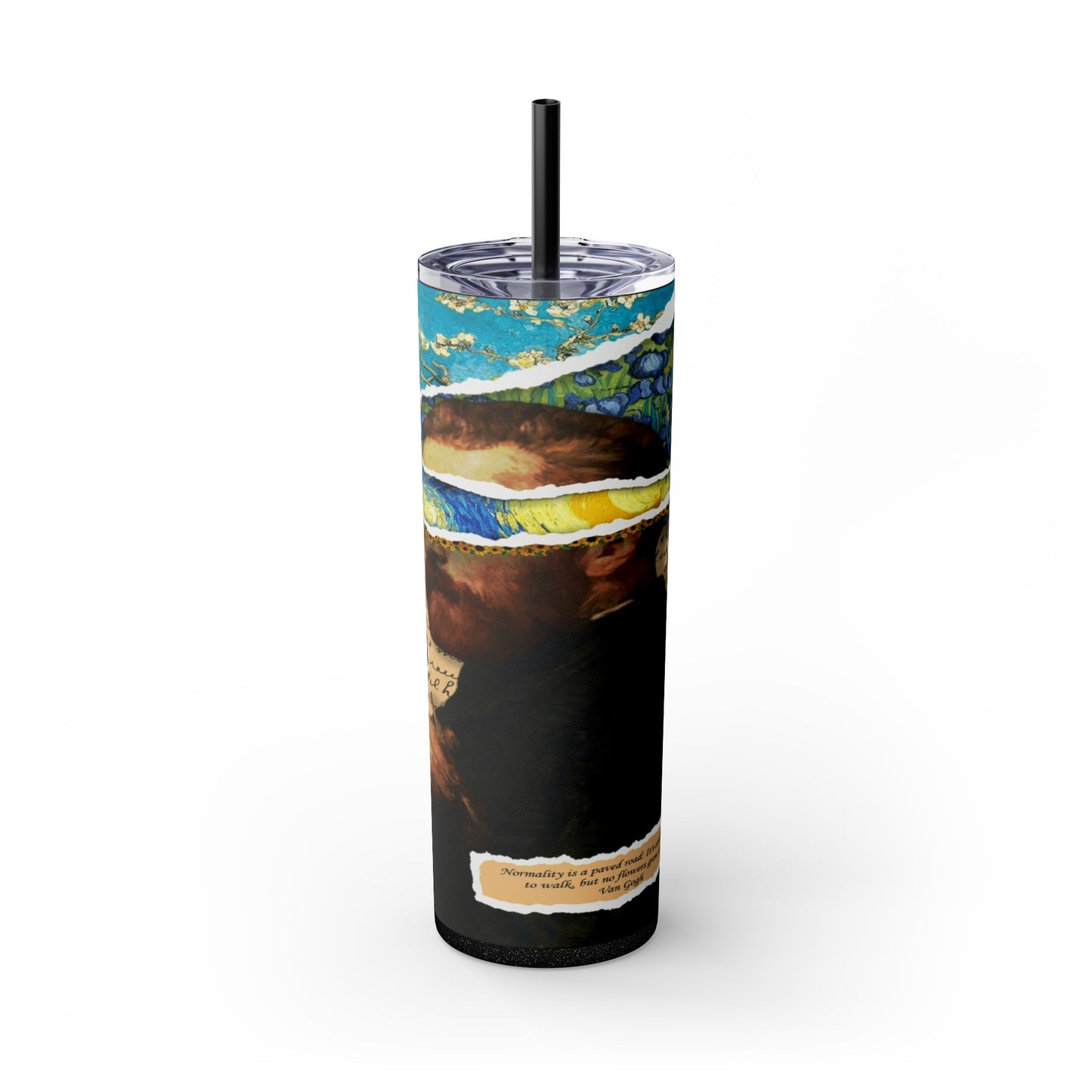 A Letter From Van Skinny Tumbler with Straw, 20oz