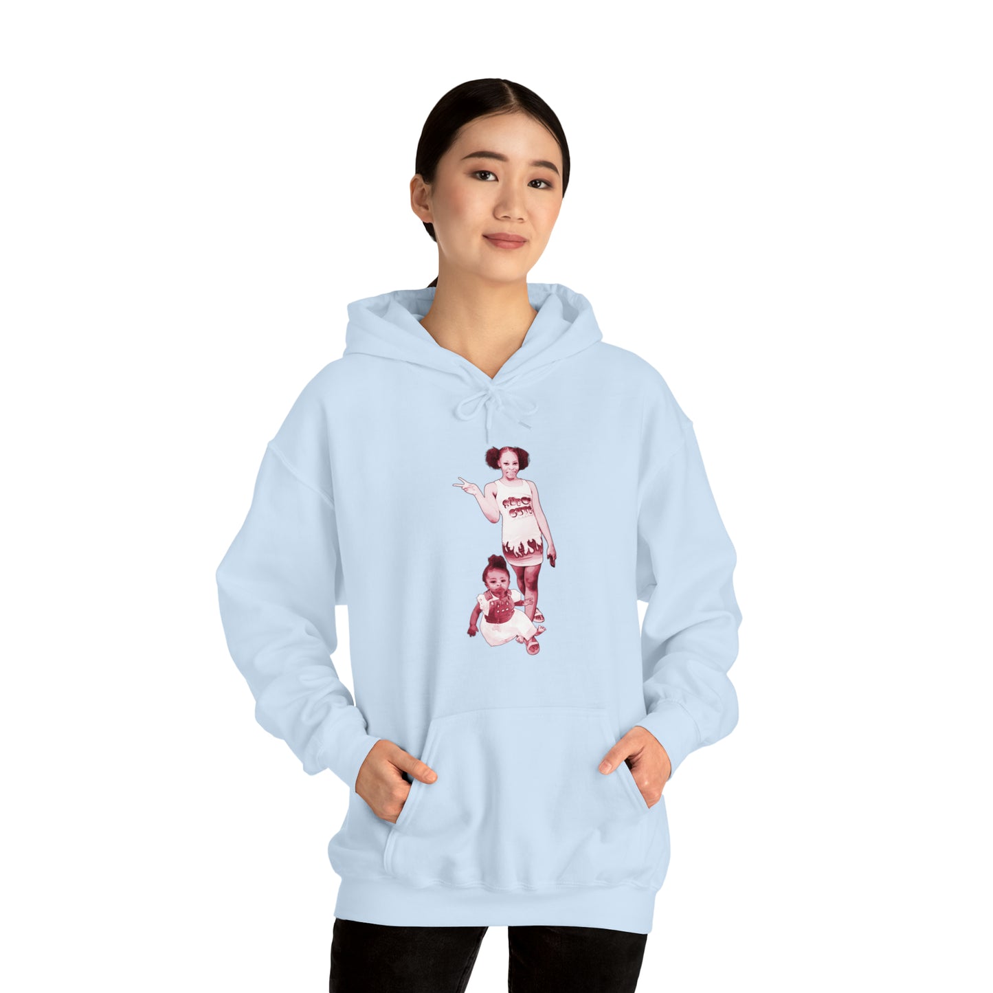 "My Favorite Person" Front and Back Print Personalized Unisex Heavy Blend™ Hooded Sweatshirt