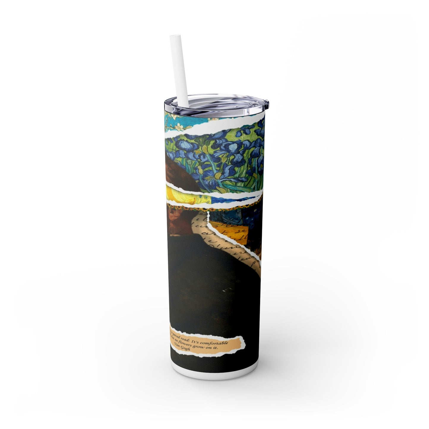 A Letter From Van Skinny Tumbler with Straw, 20oz