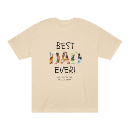 Personalized Best Dad Ever Unisex Classic Tee