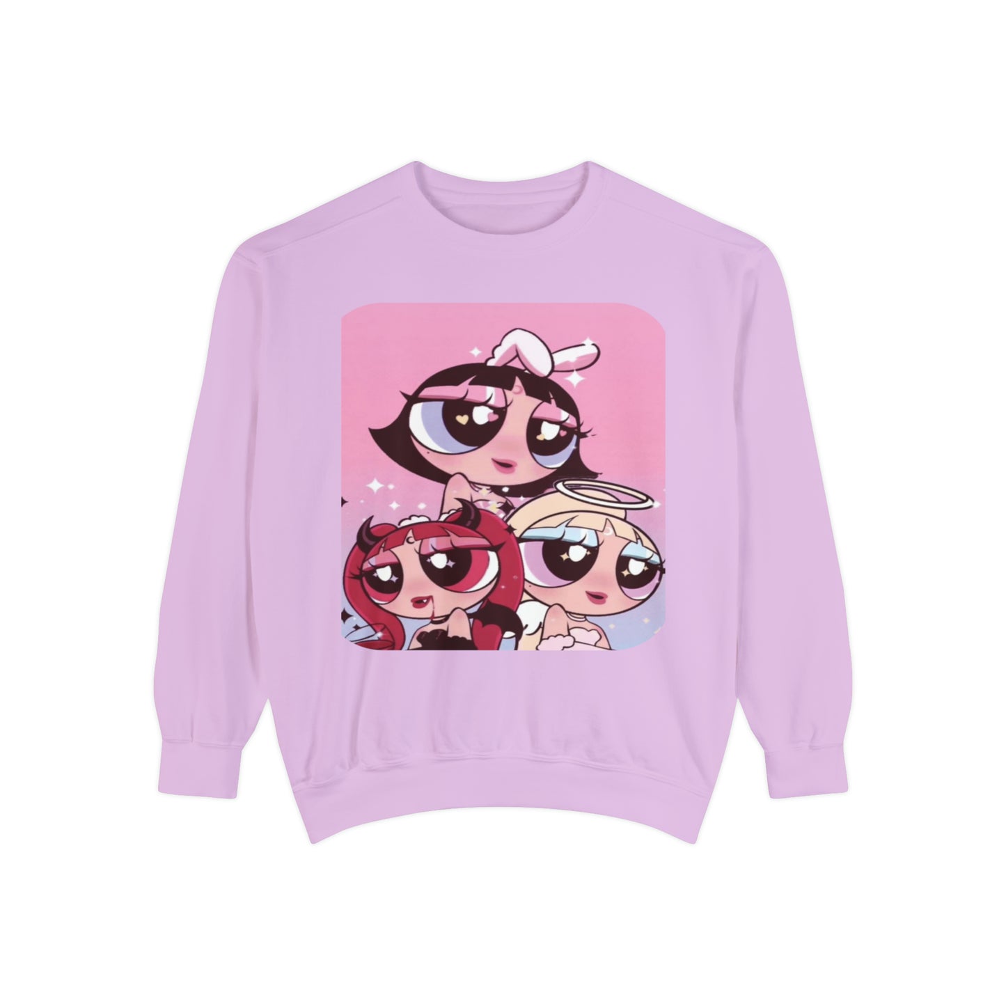 "Powerpuff Dream" Garment-Dyed Sweatshirt