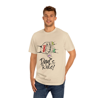 Personalized Dad's Rule Unisex Classic Tee