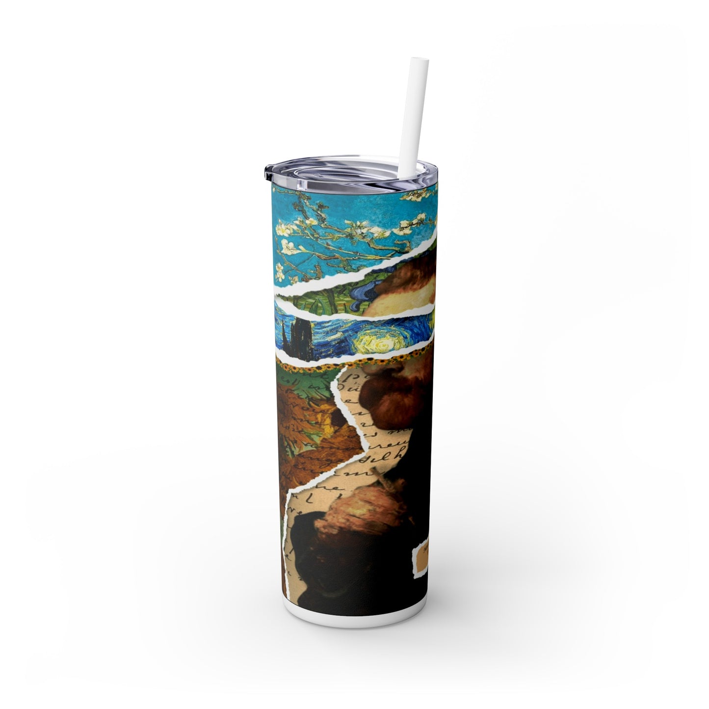 A Letter From Van Skinny Tumbler with Straw, 20oz