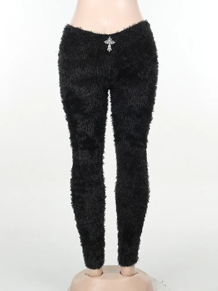 *PREORDER* Don't Cross Her Wool Cross-Tassel Pants