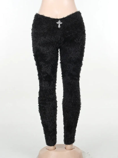 *PREORDER* Don't Cross Her Wool Cross-Tassel Pants