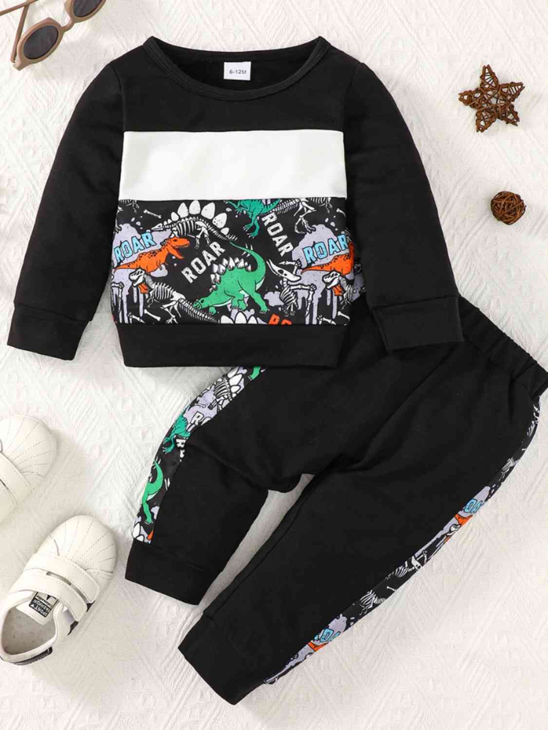 Long Sleeve Sweatshirt and Sweatpants Set