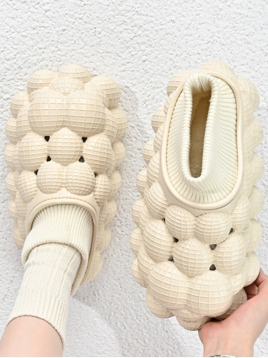 Warm Peanut Decor Bubble Booties